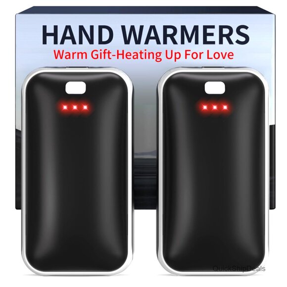 Other - Rechargeable Hand Warmers, 2 Pack Portable Pocket Heater, 3 Heat Settings